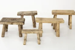 Paton, Tabouret, Bois Recycle