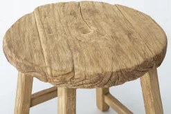 Porta, Table D'Appoint, Bois Recycle