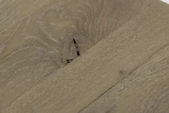 Rendus, Table De Bistrot, Chene Patine Et Fer, 80 Cm