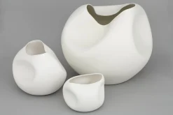 Reynolds, Vase, Ceramique, Blanc, Modele 3
