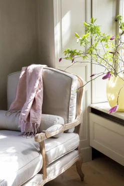 Richelle, Chaise Longue, Lin Naturel