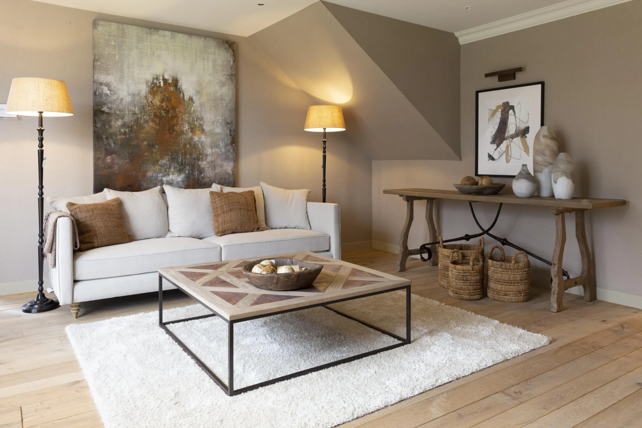 Rivera, Eclairage D'Oeuvre D'Art, Marron