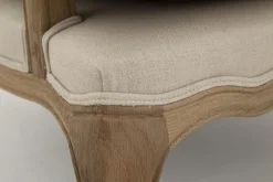 Sally, Fauteuil, Lin Naturel