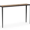 Thibaut, Table Console, Bois Et Metal