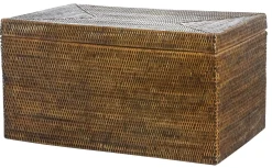 Togo, Panier, Avec Couvercle, Roseau