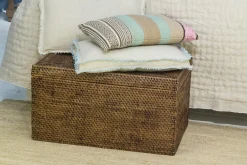 Togo, Panier, Avec Couvercle, Roseau