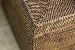 Togo, Panier, Avec Couvercle, Roseau