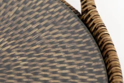 Togo, Plateau, Rond, Avec Verre, Reed