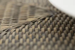 Togo, Set De Table, Roseau, Gris, Rectangulaire