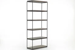 Urban, Rack, Chene Et Metal, Marron Fonce