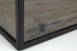 Urban, Rack, Chene Et Metal, Marron Fonce