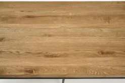 Urban, Table Basse, Chene Et Metal, Marron Clair