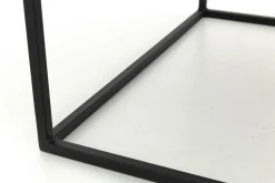 Urban, Table D'Appoint, Chene Et Metal, Marron Fonce