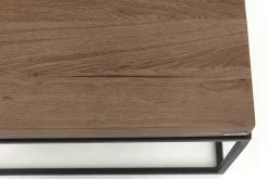 Urban, Table D'Appoint, Chene Et Metal, Marron Clair