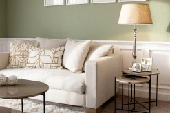 Venzo, Lampe De Table, Laiton Et Nickel