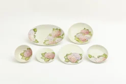 Villosa, Assiette Creuse, Ceramique, Fleurs