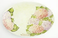 Villosa, Assiette De Service, Ceramique, Fleurs, Ovale