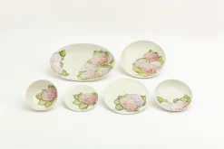 Villosa, Assiette De Service, Ceramique, Fleurs, Ovale