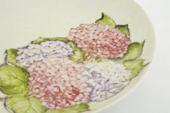 Villosa, Bol De Service, Ceramique, Fleurs, Rond