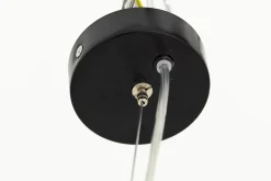 Wyatt, Lampe A Suspension, Noir/Blanc, Modele 3