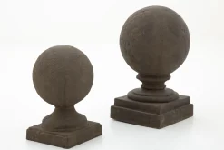 Zedar, Decoball Sur Pied, Pierre Reconstituee Sur Fibre De Verre, S