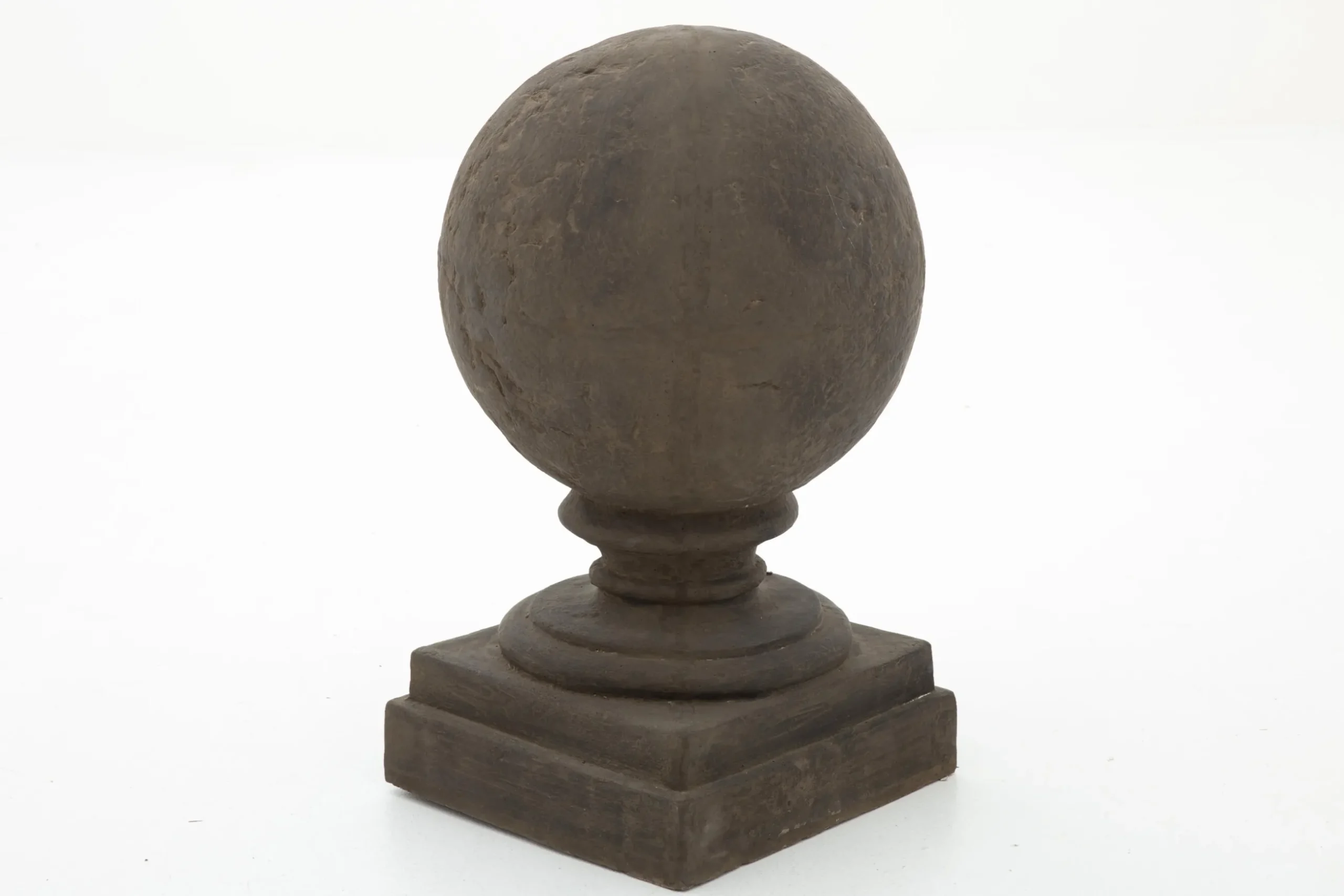 Zedar, Decoball Sur Pied, Pierre Reconstituee Sur Fibre De Verre, L