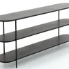 Zenza, Table Console, 3 Niveaux, Metal