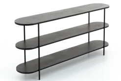 Zenza, Table Console, 3 Niveaux, Metal